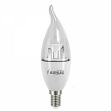 Світлодіодна лампа Sirius 6W E14 C37 4100K (арт.1-LS-1206)