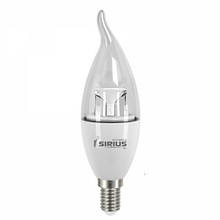 Світлодіодна лампа Sirius LED 6W E14 C37 2700K (арт.1-LS-1205)