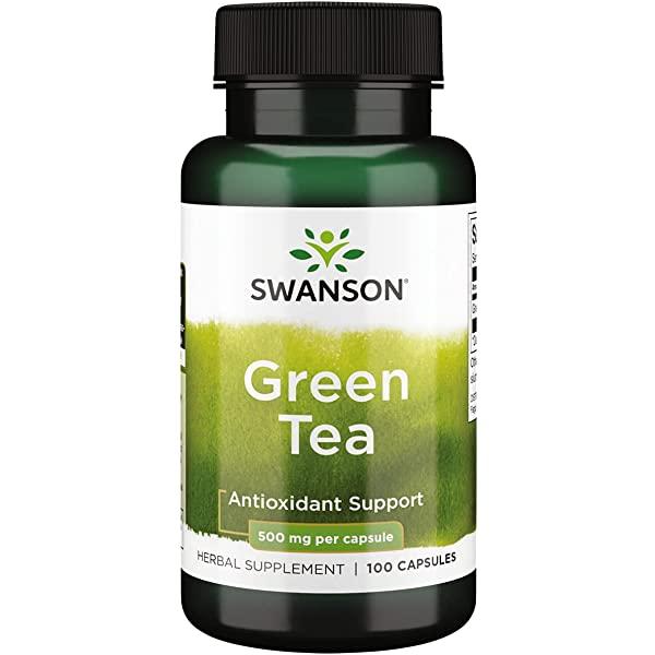 Зелений чай 500 мг (Green Tea) Swanson 100 капсул