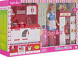 Лялька Defa Lucy з набором меблів 8085, Кухня для Барбі, Меблі для Барбі, фото 4