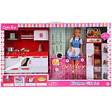 Лялька Defa Lucy з набором меблів 8085, Кухня для Барбі, Меблі для Барбі, фото 5