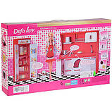 Лялька Defa Lucy з набором меблів 8085, Кухня для Барбі, Меблі для Барбі, фото 7