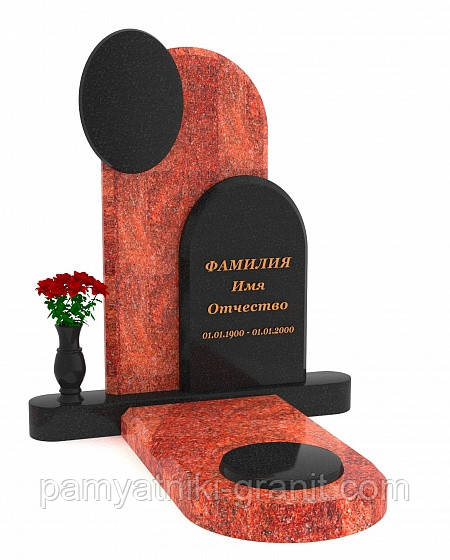 Гранітний пам'ятник, пам'ятники надгробки (Зразки №283)