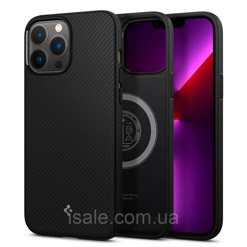 Чохол Spigen Mag Armor для iPhone 13 Pro Max Matte Black (ACS03226), фото 1