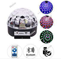 Новорічний лазерний проєктор Зоряне небо + USB пульт bluetooth