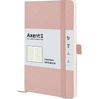 Записная книга блокнот Axent Partner Soft Skin 125 x 195мм пудровый 96л клетка (8616-24-a)