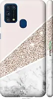 Чехол на Samsung Galaxy M31 M315F Пастельный мрамор "4342c-1907-18101"