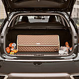 Сумка-Органайзер бокс в багажник автомобіля від Carbag Чорний з помаранчевою ниткою, фото 6