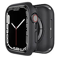 Чехол Caseology Nero для Apple Watch 44/45 mm Series 9/8/7/6/SE/5/4, Черный