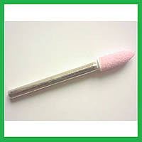 Шліфувальна насадка - куля 5 мм, Матеріал - корунд рожевий. Абразивна шарошка