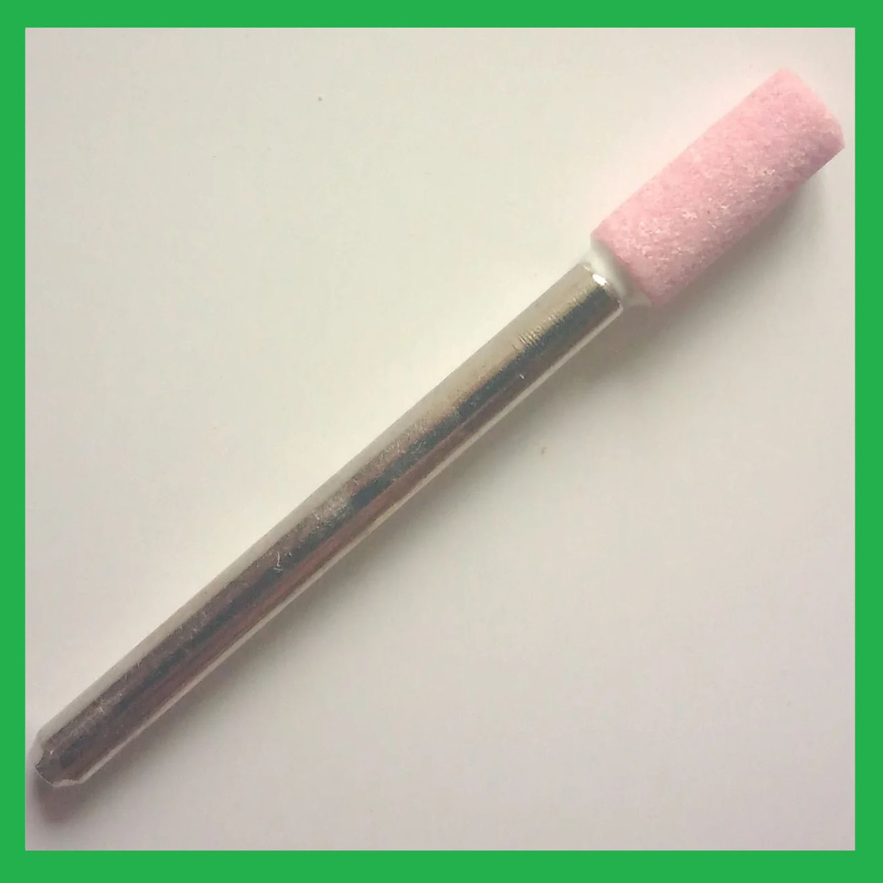 Шлифовальная насадка - цилиндр 4 мм, Материал - корунд розовый. Абразивная шарошка - фото 1 - id-p566261185