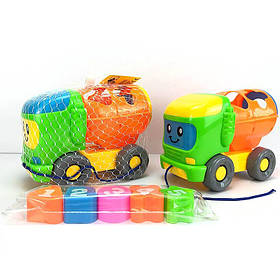 Каталка 2329 на шнурку сортер геометричні фігури 20×14 см