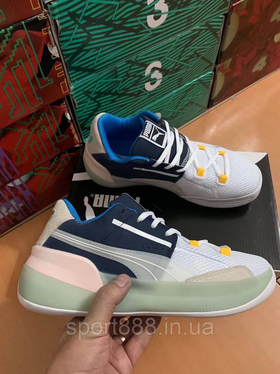 Puma clyde colorblock shop 2