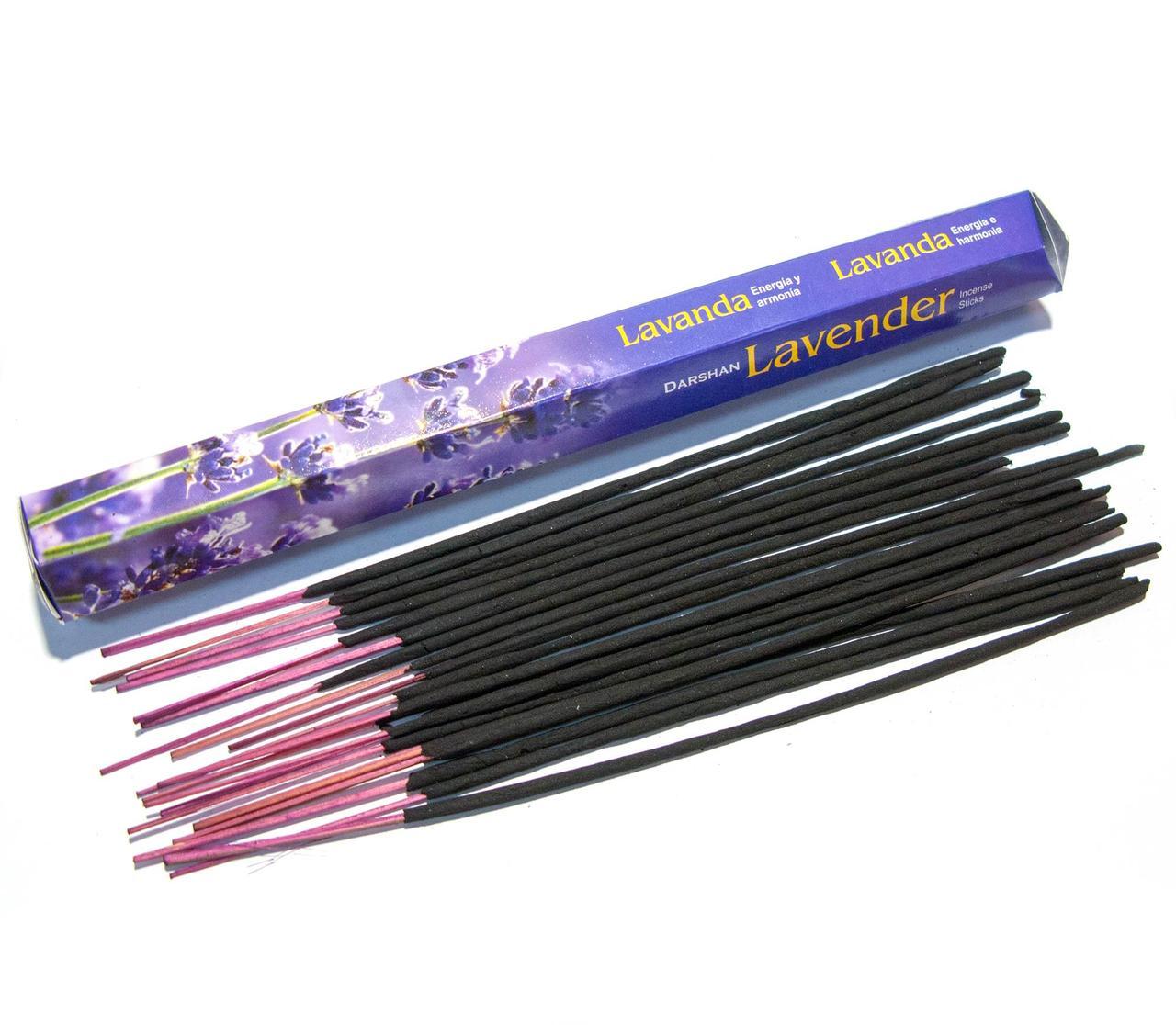 Пахощі Lavender Лаванда Darshan шестигранник Індія, фото 1