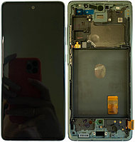 Дисплей модуль тачскрин Samsung G780 Galaxy S20 FE/G781 черный Amoled оригинал сервисная упаковка в рамке