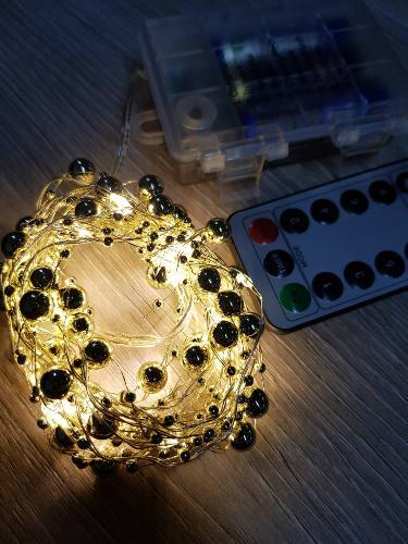 Гірлянда Pearl Єнжі 3м 20Led на пульту 8режимів + захист від вологи