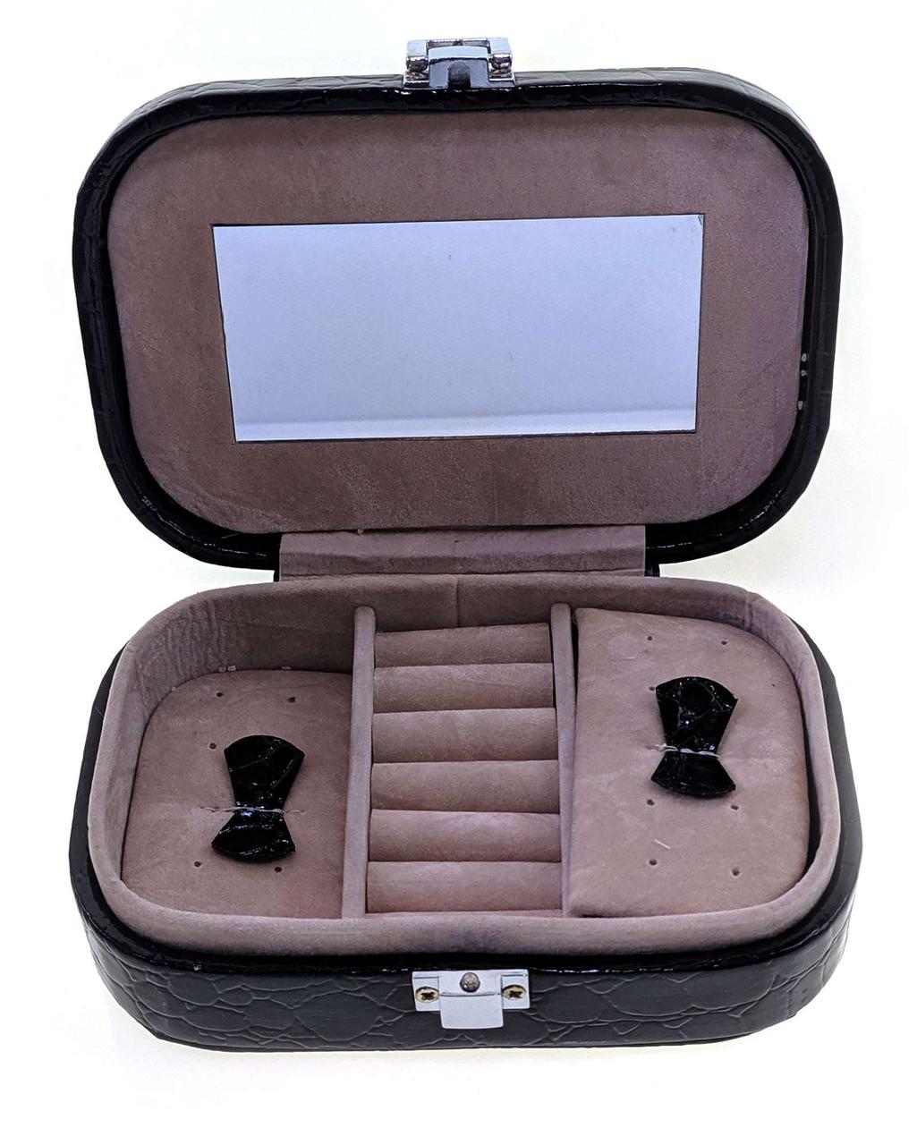 Скриня для біжутерії чорна (15х10,5х4,5 см), фото 1