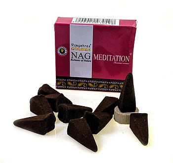 Пахощі конуси Golden Nag Meditation "Медитація" VijayShree