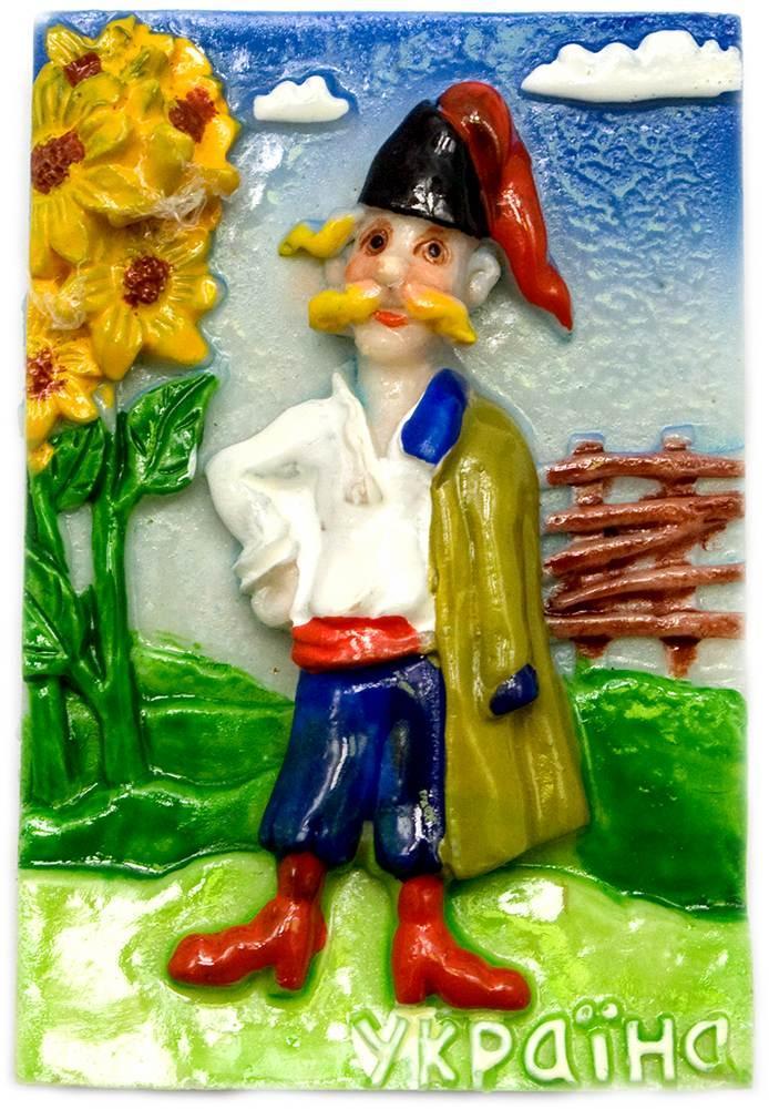 Магніт "Козак" (20/пач) (5,7х3,9 см), фото 1