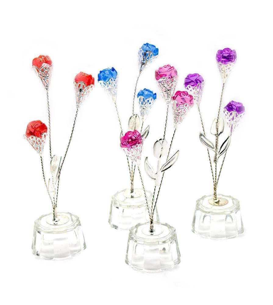 Квітка кришталева (3 бутони) (15х5х5 см), фото 1