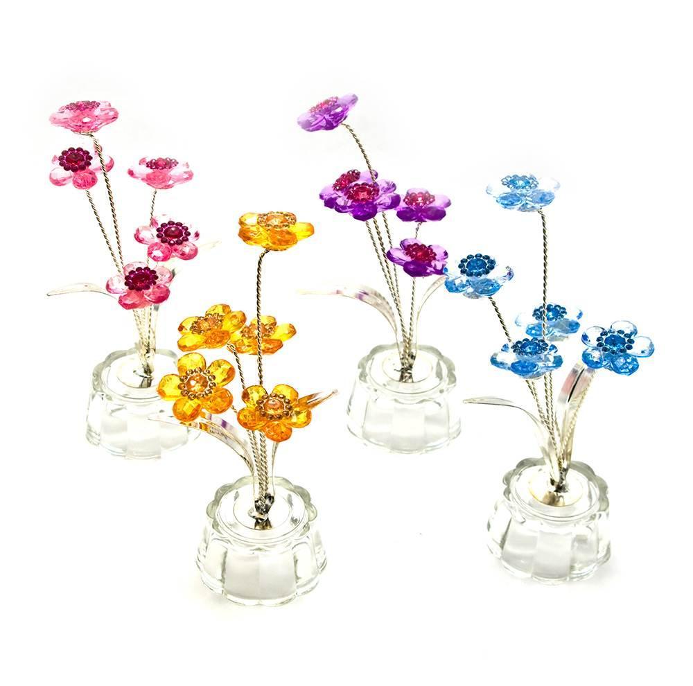 Квітка кришталева (5 квіток) (4,5х4,5х10см), фото 1