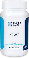 CoQH Убихинол Klaire Labs (Ubiquinol CoQH) 50 мг 60 гелевых капсул