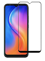 Захисне скло для Tecno Spark Go (2020) Full Glue, колір чорний