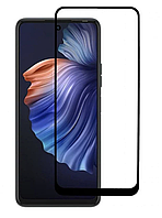 Захисне скло для Tecno Camon 17 Full Glue (0.3 мм, 2.5 D), колір чорний
