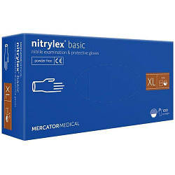Рукавички нітрилові NITRYLEX BASIC XL / 100шт