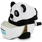 Стругачка механічна дитяча "Panda" DELI 0518E, фото 3