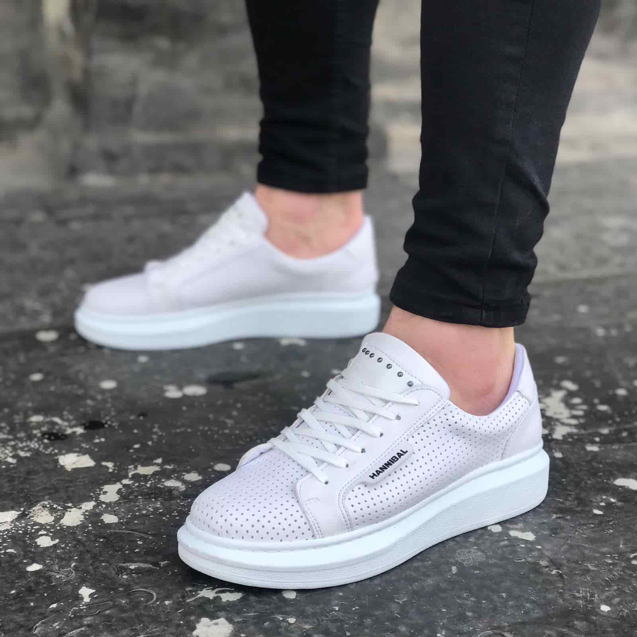 Мужские Белые Кожаные Кеды, Турция — Купить Недорого на Bigl.ua ...