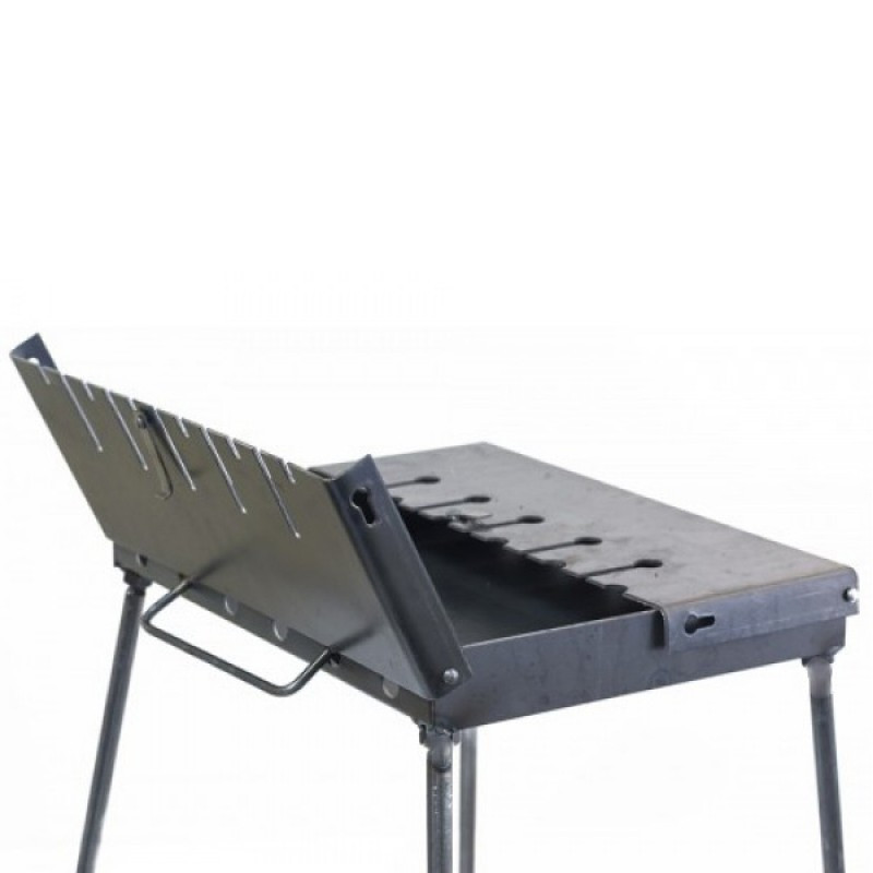 Мангал-валізу на 8 шампурів (2мм), фото 1