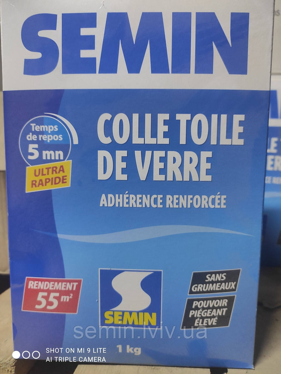 КЛЕЙ ДЛЯ СКЛОШПАЛЕР СУХИЙ Semin COLLE TDV 1kg