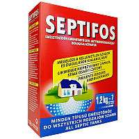 Средство для септиков и выгребных ям, биопрепарат для септиков Vigor, 1,2 кг - Septifos