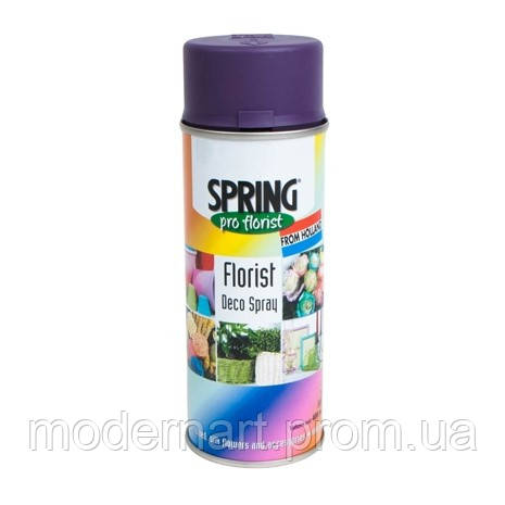 Краска для живих цветов SPRING 026, фиолетовая, 400 мл - фото 1 - id-p1469746529