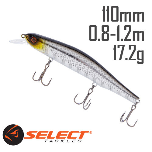 Воблер Select Insider 110SP 110mm 17.2 g #07 (0.8-1.2 m), фото 1