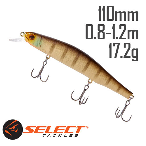 Воблер Select Insider 110SP 110mm 17.2 g #12 (0.8-1.2 m)