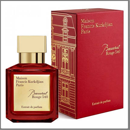 Maison Francis Baccarat Rouge 540 Extrait парфумована вода 70 ml. (Мейсон Баккарат Руж 540 Екстракт), фото 2