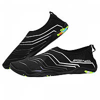 Обувь для пляжа (аквашузы, коралки) SportVida SV-GY0006-R43 размер 43 Black/Grey. Акваобувь -UkMarket-