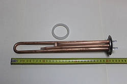 Тен для бойлера Термекс, Гарантерм, Аміна 1300 W мідний, прямий з трубками під 2 терморегулятора КИТАЙ