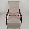 Крісло гойдалка Avko ARC003 Walnut Beige, фото 7