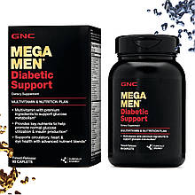 Вітаміни для чоловіків GNC Mega Men Diabetic Support (Мультивітаміни, Підтримка при діабеті) 90 таблеток