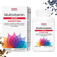 Вітаміни для жінок GNC Womens Multivitamin Active without iron (Без заліза) 180 таблеток (каплетс)