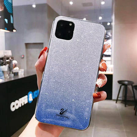 Чохол-накладка Swarovski для iPhone 11 Pro Max 6.5" Синій (605510), фото 3