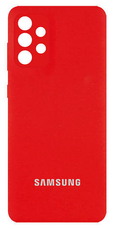 Чохол-накладка Silicone Cover (AA) для Samsung Galaxy A32 4G Червоний (166584), фото 1