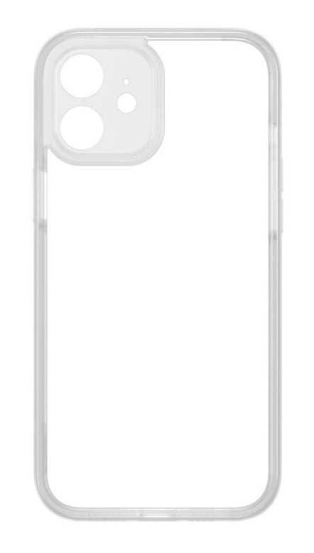 Чохол-накладка Baseus Camera Lens Protector Fram для iPhone 12 6.1" Прозорий/ Білий (FRAPIPH61N-02)