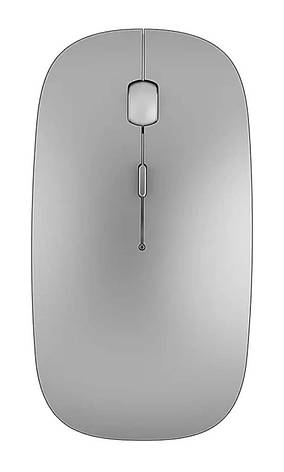 Мишка безпровідна оптична WiWU Wimice Lite 2.4G 1000-1200-1600 dpi Сріблястий (WM102S), фото 1