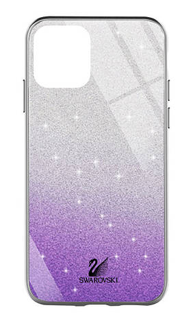 Чохол-накладка Swarovski для iPhone 12 Pro Max 6.7" Фіолетовий (047678), фото 1