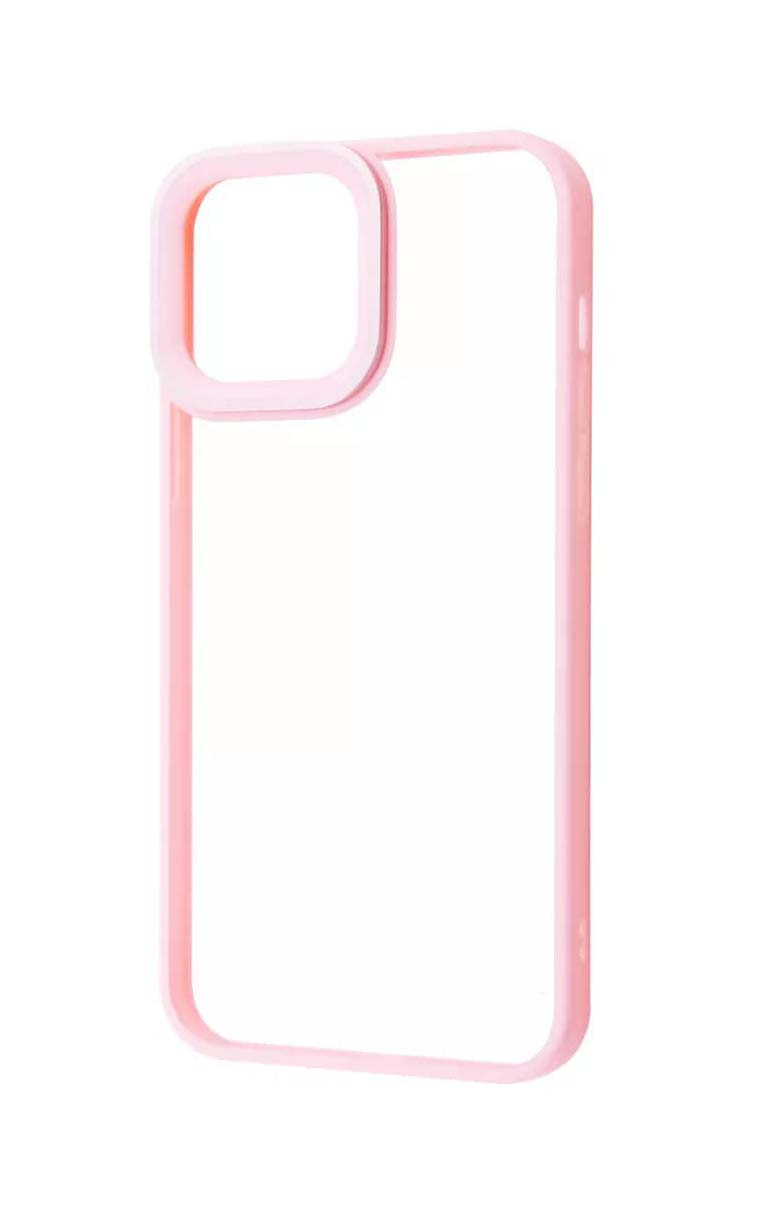 Чохол-накладка Baseus Crystal для iPhone 13 Pro 6.1" Прозорий/ Рожевий (440030)