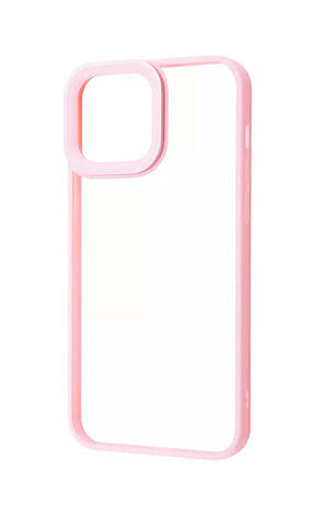 Чохол-накладка Baseus Crystal для iPhone 13 Pro 6.1" Прозорий/ Рожевий (440030), фото 1